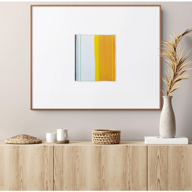 Abstract Contemporary Abstract Acrylic on Paper "Slightly Like Strangers" by Matthew Langley For Sale - Image 3 of 4