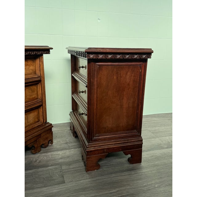 Vintage Italian Nightstands, 1940s, Set of 2 For Sale - Image 11 of 16