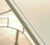 Art Deco/Moderne Styled Mirror-Topped Metal Console Table, Nickel in Color For Sale - Image 4 of 5