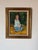 1970s Vintage E. Weight Portrait of a Girl in Landscape Oil on Canvas Painting, Framed For Sale - Image 4 of 12