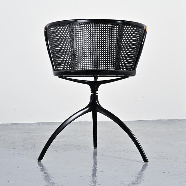 Black Model 901 Young Lady Swivel Chair by Paolo Rizzatto for Alias, 1991 For Sale - Image 8 of 10