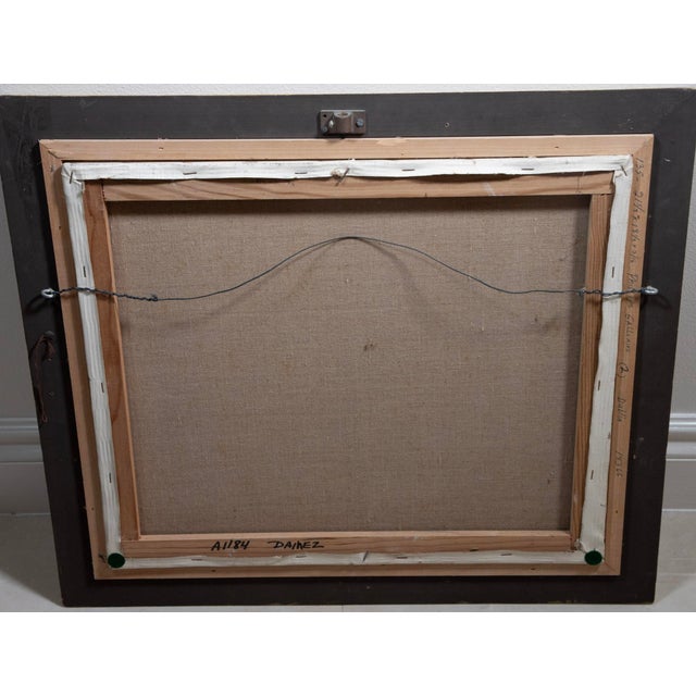 Late 20th Century Sophie Damez - French - Oil on Canvas - 1981 For Sale In West Palm - Image 6 of 6