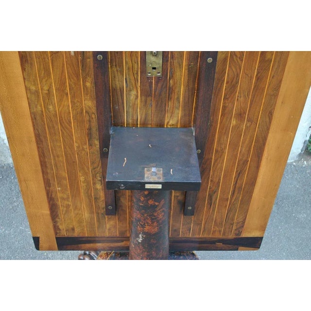 19th Century Inlay Rosewood Campanino Table For Sale - Image 15 of 18
