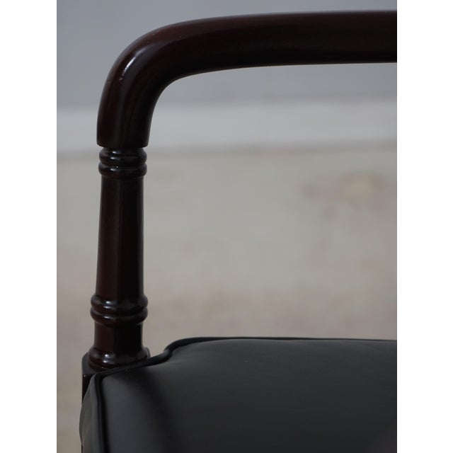 Brown Pair of Hancock & Moore Leather Armchairs For Sale - Image 8 of 18