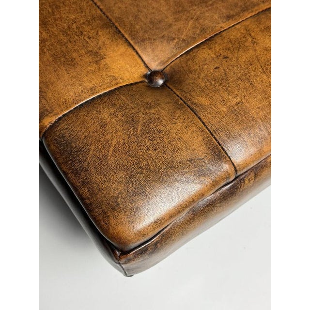 Sheepskin Pouf Footstool For Sale - Image 9 of 16