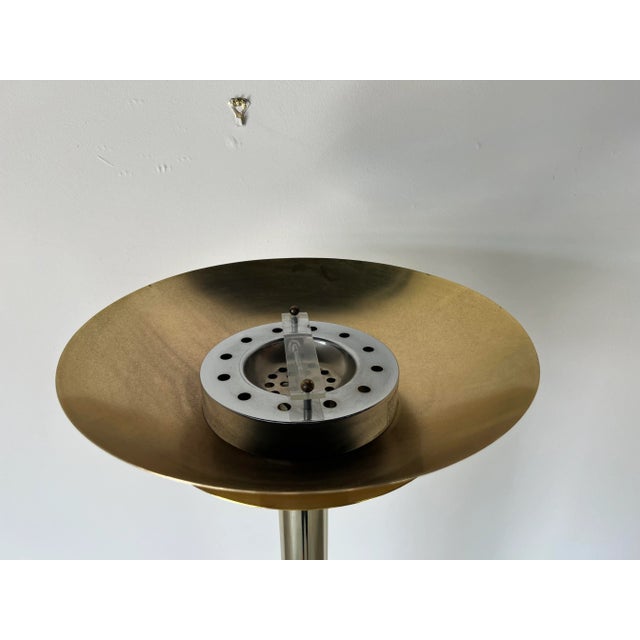 1980s 1980's Postmodern Casablanca Torchiere Floor Lamp For Sale - Image 5 of 12