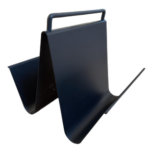 1980 Spanish Postmodern Metal Magazine Rack by Pete Sans for Nro
