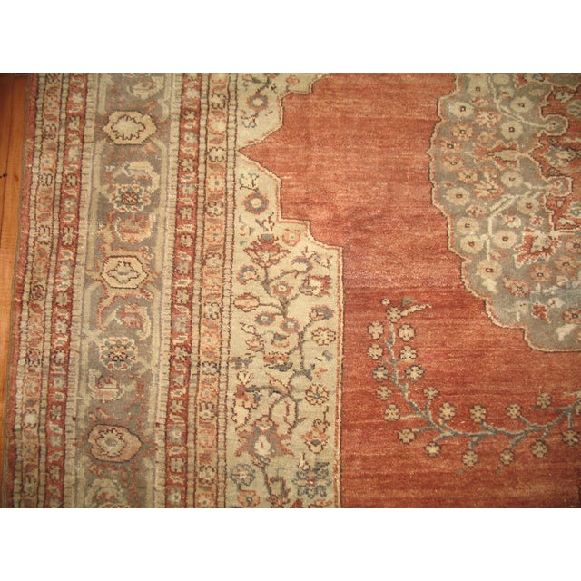 Mid 20th Century Vintage Zabihi Collection Turkish Rug - 8'9" x 10'9" For Sale - Image 5 of 6