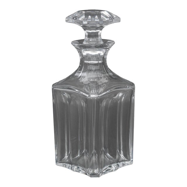 Late 20th Century Baccarat Crystal "Harcourt 1841" Whiskey Decanter For Sale