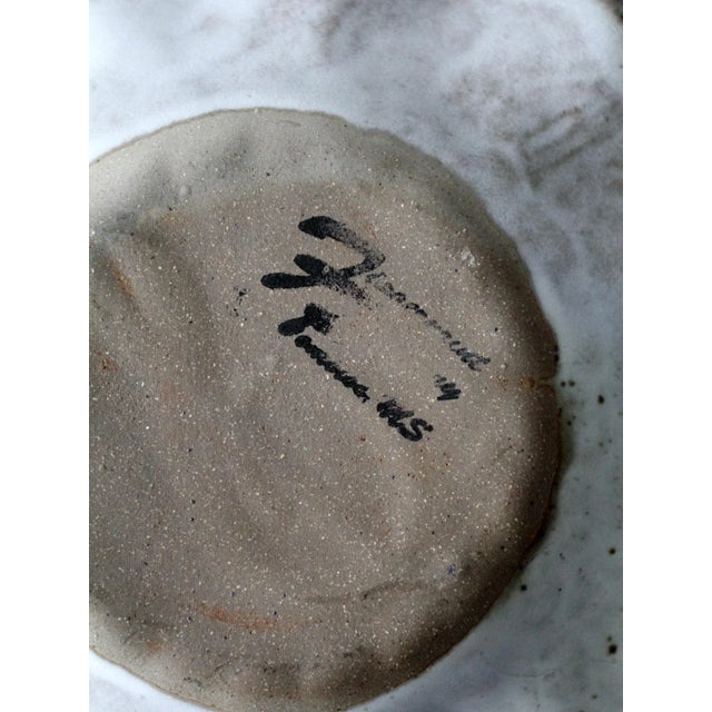 Vintage Studio Pottery Plate For Sale - Image 10 of 10