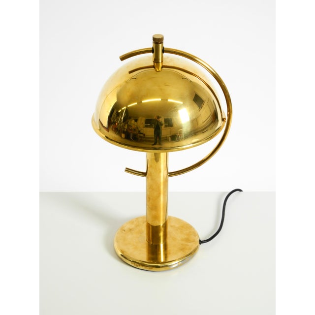Large Vintage Brass Table Lamp from Gebrüder Cosack, 1970s For Sale - Image 10 of 18