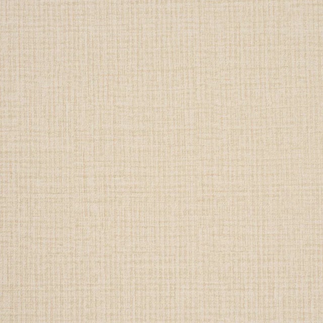 SAMPLE - Schumacher Campagne Linen Vinyl Wallpaper In Sand For Sale