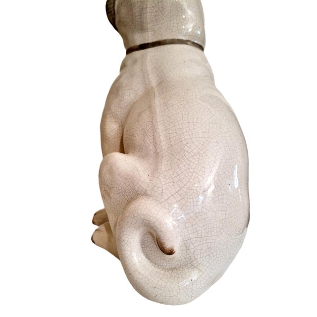 Antique Pair of Staffordshire Pug Dogs For Sale - Image 15 of 17