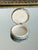 Vintage Neo Classical/Victorian Revival Estée Lauder Blue Cameo Twin Sisters Solid Perfume Compact For Sale - Image 4 of 16