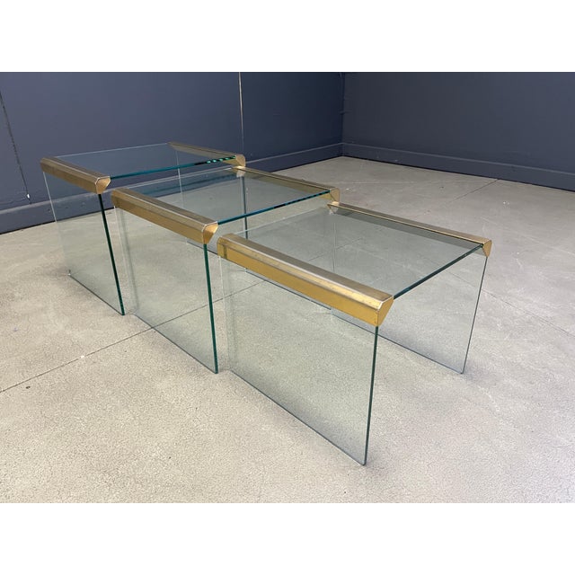 1970s T35 Nesting Tables from Galotti & Radice, 1975, Set of 3 For Sale - Image 5 of 12