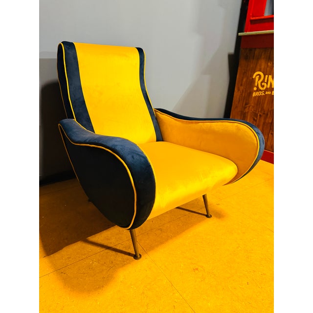 Metal Vintage Lady Lounge Chair by Marco Zanuso for Arflex, 1951 For Sale - Image 7 of 8