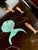 Mid 20th Century Vintage Couroc of Monterey Turquoise Angel Fish Tray With Genuine Abalone and Seaweed Inlay For Sale - Image 5 of 14