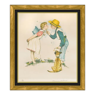 Late 20th Century Buttercup Illustration Lithograph Norman Rockwell For Sale
