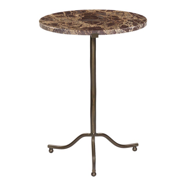 Four Hands Sophie End Table - Garnet Marble For Sale