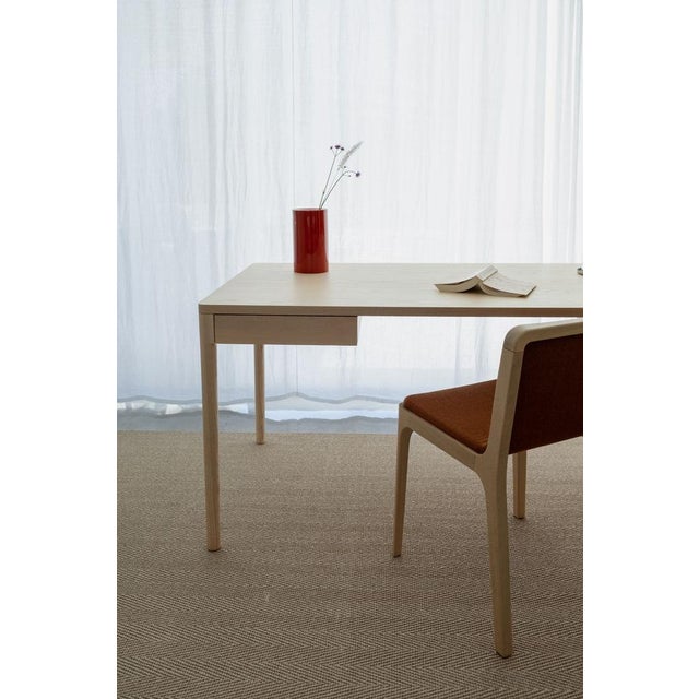Wood Minimalist Modern Work Desk in Ash by Pedro Sotomayor For Sale - Image 7 of 10