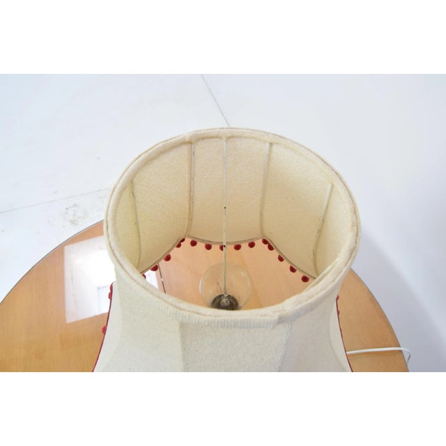 1970s Mid-Century Wood Table Lamp, 1970s For Sale - Image 5 of 8