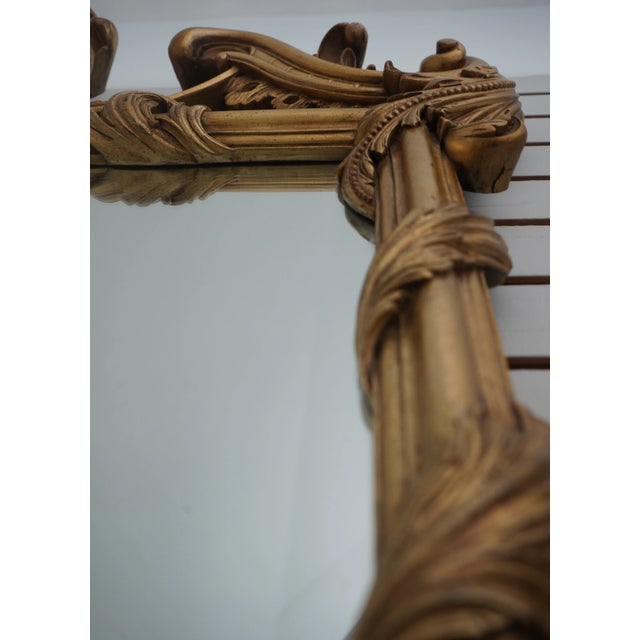 Labarge Ornate Gold Frame Large Mirror For Sale In Philadelphia - Image 6 of 11