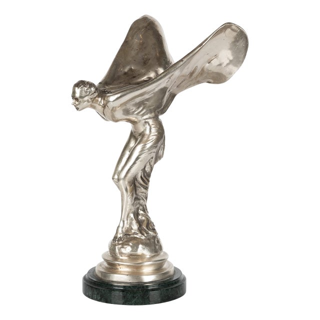 20th Century Rolls Royce Spirit of Ecstasy Statue, 1890s-1910s For Sale