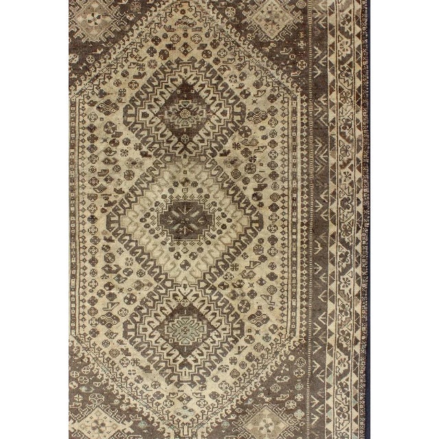 Keivan Woven Arts Vintage Persian Shiraz 5'2 X 7'9 For Sale - Image 4 of 13