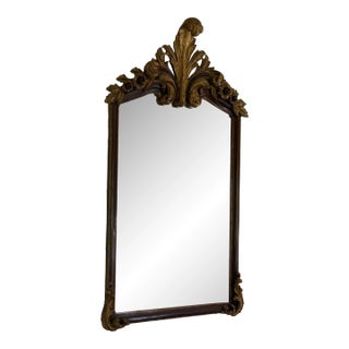 Late 19th Century Victorian Giltwood Wall Mirror For Sale