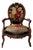 Louis XV Armchair with Floral Tapestry For Sale
