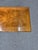 Brown 1980's Lane Furniture Bookmatched Burlwood Parsons Console Table For Sale - Image 8 of 10
