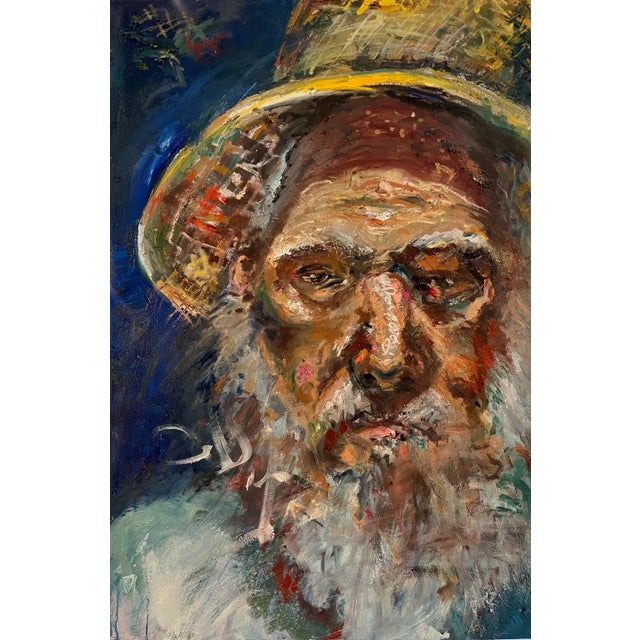 'The Old Man and the Sea', Portrait Oil Paintings, by Van Ness For Sale In Saint Louis - Image 6 of 6