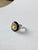 2020s Set in 18k Gold, Ceylon Yellow Sapphire, Black Enamel & Diamonds Engagement Ring, Us Size 6 For Sale - Image 5 of 12