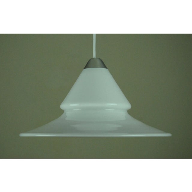 Opus Pendant Lamp by Torben Jørgensen for Holmegaard Glasværk / Royal Copenhagen, Denmark, 1980s For Sale - Image 7 of 10