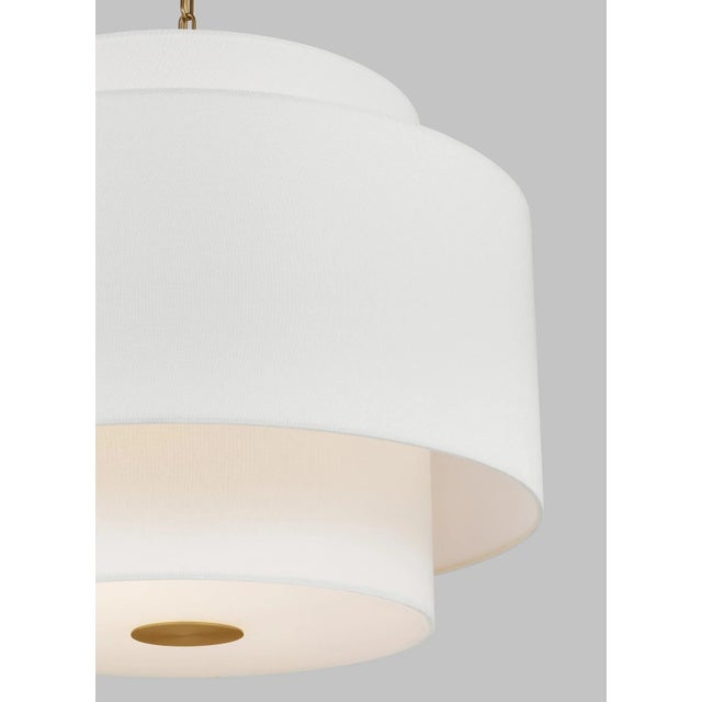 Kate Spade Kate Spade by Visual Comfort Studio Sawyer Pendant, Burnished Brass For Sale - Image 4 of 5