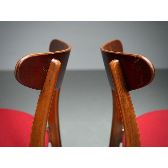 CH30 Chairs attributed to Hans J. Wegner, Denmark, 1960s, Set of 3 For Sale - Image 12 of 16