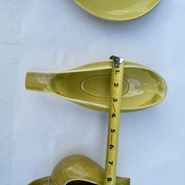 Chartreuse Mid Century Modern Russel Wright Chartreuse Iroquois Casual China- 4 Pieces For Sale - Image 8 of 8