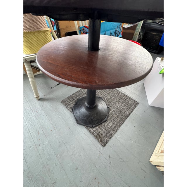 Antique Prohibition Era Speakeasy Table For Sale - Image 4 of 6