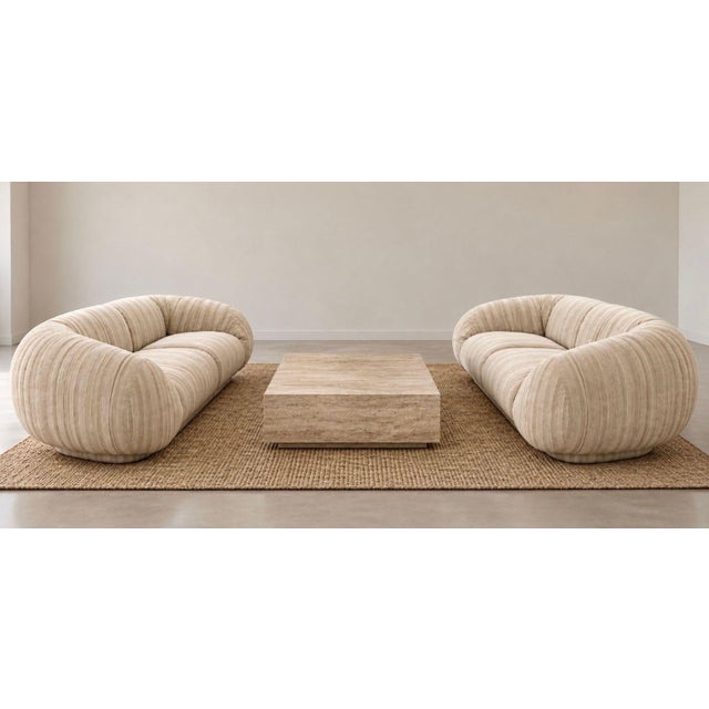 Textile Steve Chase “Amphibious” Sofa’s for Preview, 1970 For Sale - Image 7 of 7