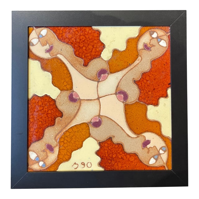 1990s "Quattro Femmes" Mosaic Sculpture by Guillermo Wagner Granizo For Sale