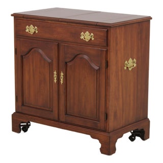 Henkel Harris Cherry Flip Top Server Cabinet For Sale
