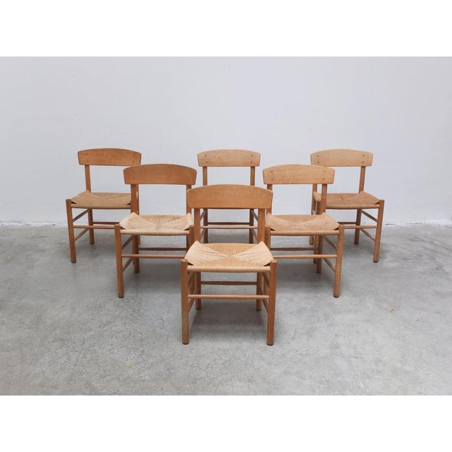 J39 Dining Chairs by Børge Mogensen for FDB Møbler, 1947, Set of 6 For Sale - Image 18 of 18