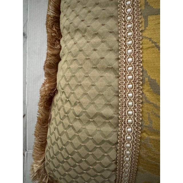 Traditional Fortuny European Square Pillow For Sale - Image 3 of 5