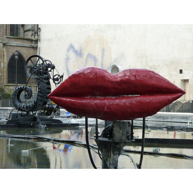 The Lips at Beaubourg, Paris Original Photo For Sale