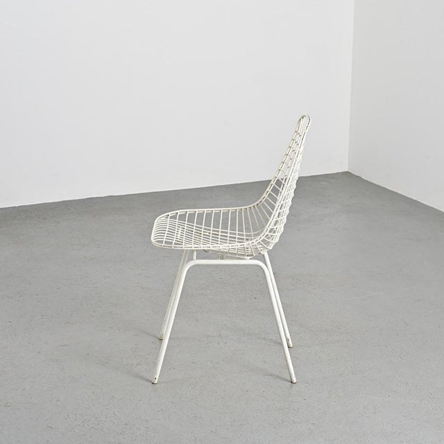 White Bikini Chairs by Charles & Ray Eames for Herman Miller, 1950s, Set of 4 For Sale - Image 8 of 12