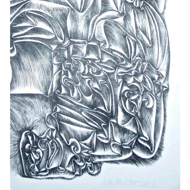 Dome - Original Lithograph by Fritz Baumgartner - 1970 ca. 1970 For Sale - Image 3 of 6