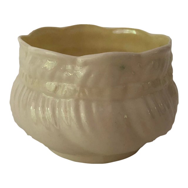 Vintage Belleek Fine China Sugar Bowl For Sale