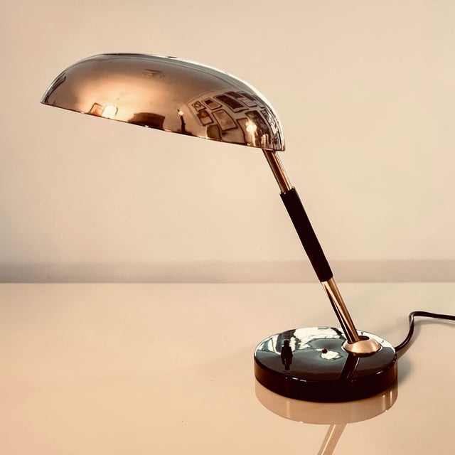 Wood Bauhaus Desk Lamp by Karl Trabert, 1930 For Sale - Image 7 of 16