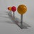 1950s Wall Coat Rack with Colored Balls, 1950s For Sale - Image 5 of 8