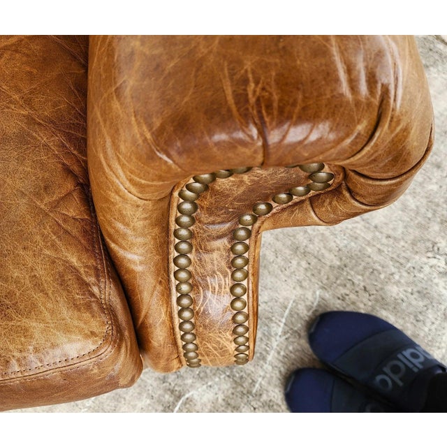 Vintage Barcalounger Leather Recliner Classic For Sale - Image 13 of 15
